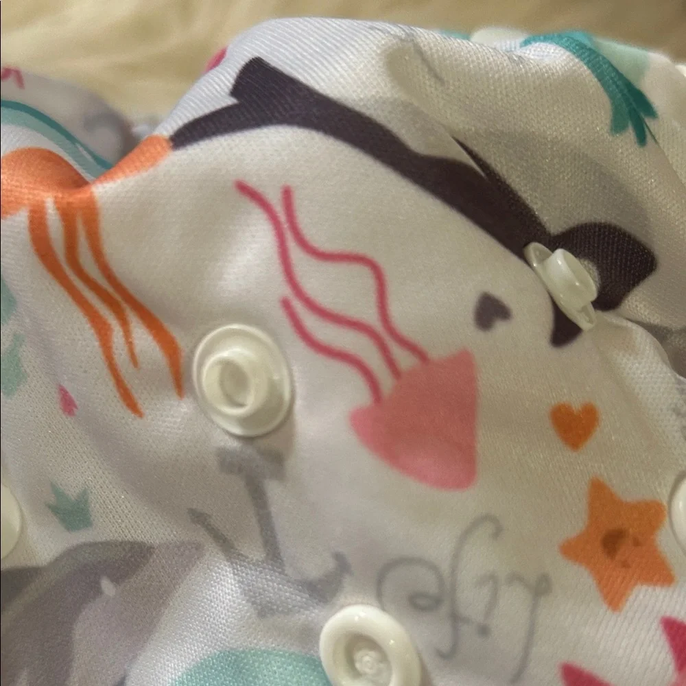 Whale Print Kids Diaper Cover